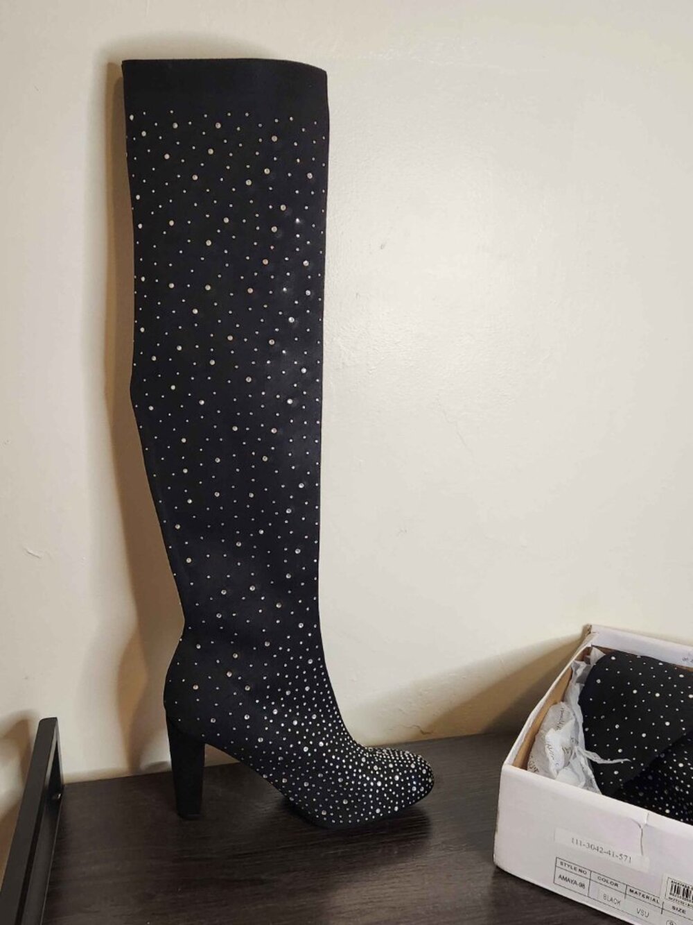 Sparkle stretch boots - NEW - Picture 4 of 5